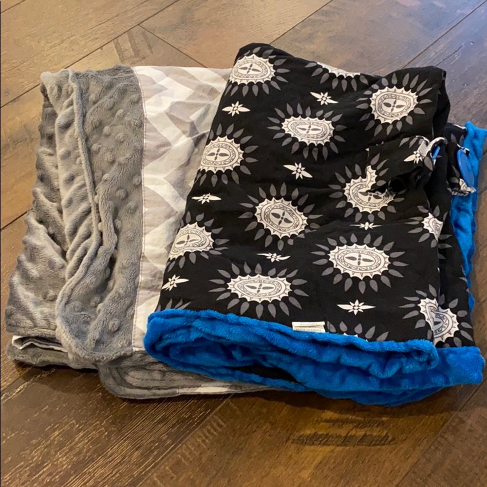 Set of car seat canopy covers